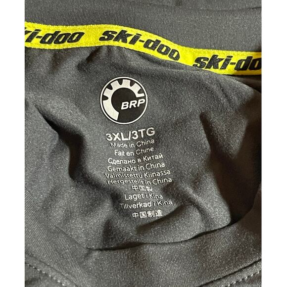Ski-Doo Men's Long Sleeve Performance Moisture Wicking UV Quick Dry T Shirt 3XL - Picture 8 of 9